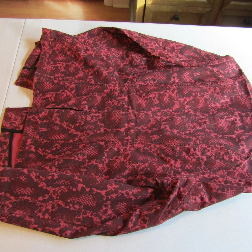 G.I.L.I. Blazer Snakeskin Print Jacket NWOT